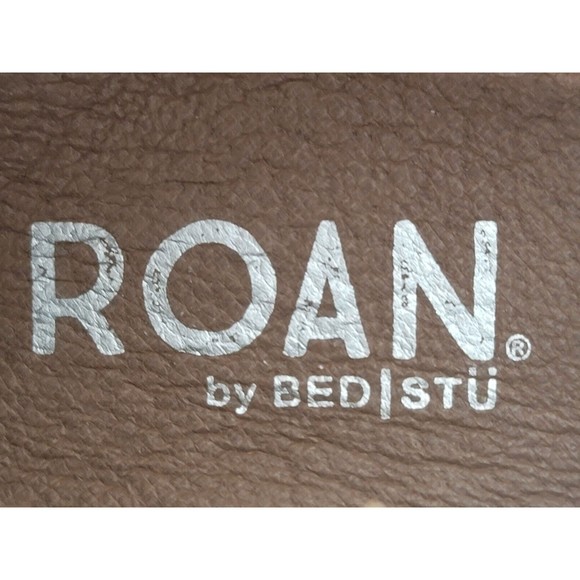 Roan by Bed Stu Kayson Slip On Shoes Mens 9 Canvas and Leather Loafers Brown main image 8